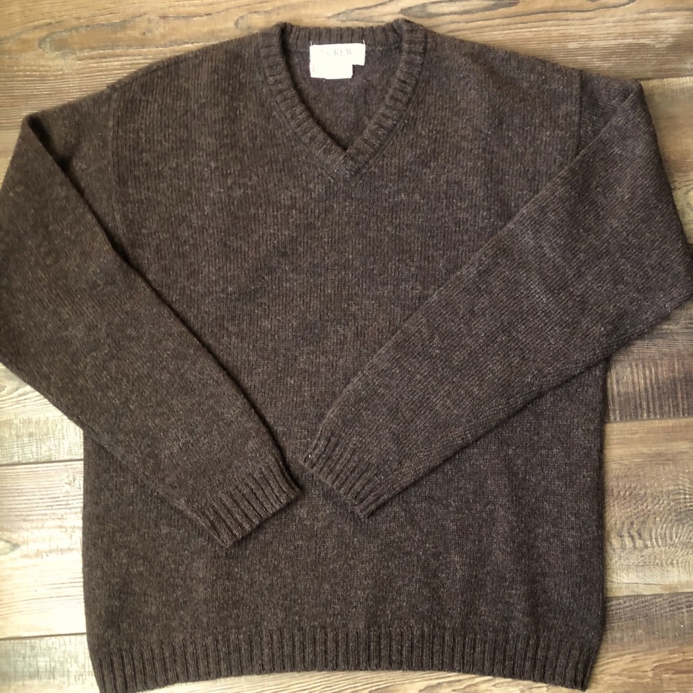J Crew 100% Shetland Wool sweater